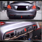 Mercedes C-class W205 2014–2021 Takapuskurin diffuusori V2 (SD C43/C63 AMG 2015-2019, hiilikuitu) kuva 1