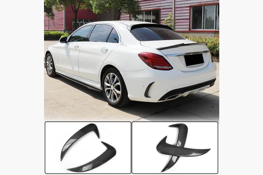 Mercedes C-class W205 2014–2021 Takapuskurin koristelistat (SD C43/C63 AMG 2015-2019, hiilikuitu) Image