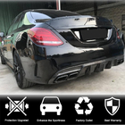 Mercedes C-class W205 2014–2021 Takapuskurin diffuusori V3 (SD C43/C63 AMG 2015-2019, hiilikuitu) kuva 2