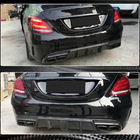 Mercedes C-class W205 2014–2021 Takapuskurin diffuusori V3 (SD C43/C63 AMG 2015-2019, hiilikuitu) kuva 3
