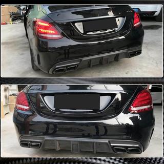 Takapuskurin diffuusori V3 (SD C43/C63 AMG 2015-2019, hiilikuitu) kuva 3