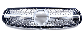Mercedes GLC X253 2015–2022 Etusäleikkö Diamond Silver (GLC 43 AMG/GLC 63 AMG/AMG-Line 2019-2022) Kamerapaikalla kuva 2