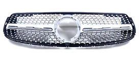 Mercedes GLC X253 2015–2022 Etusäleikkö Diamond Silver (GLC 43 AMG/GLC 63 AMG/AMG-Line 2019-2022) kuva 2