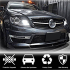 Mercedes C-sarja W204 2007–2015 Etupuskurin lipa Lip V1 (AMG 2012-2014, hiilikuitu) kuva 2