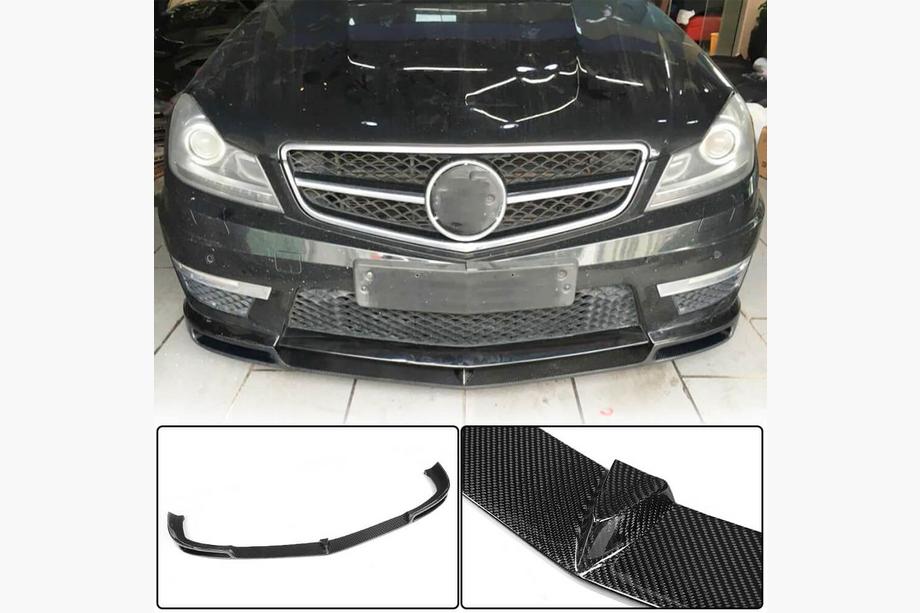 Mercedes C-sarja W204 2007–2015 Etupuskurin lipa Lip V1 (AMG 2012-2014, hiilikuitu) Image