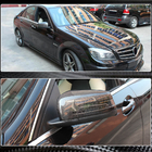 Mercedes C-sarja W204 2007–2015 Peilinkuoret (hiilikuitu) kuva 4