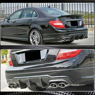 Takapuskurin diffuusori V3 (AMG SD/Coupe 2012-2014, hiilikuitu) kuva 4