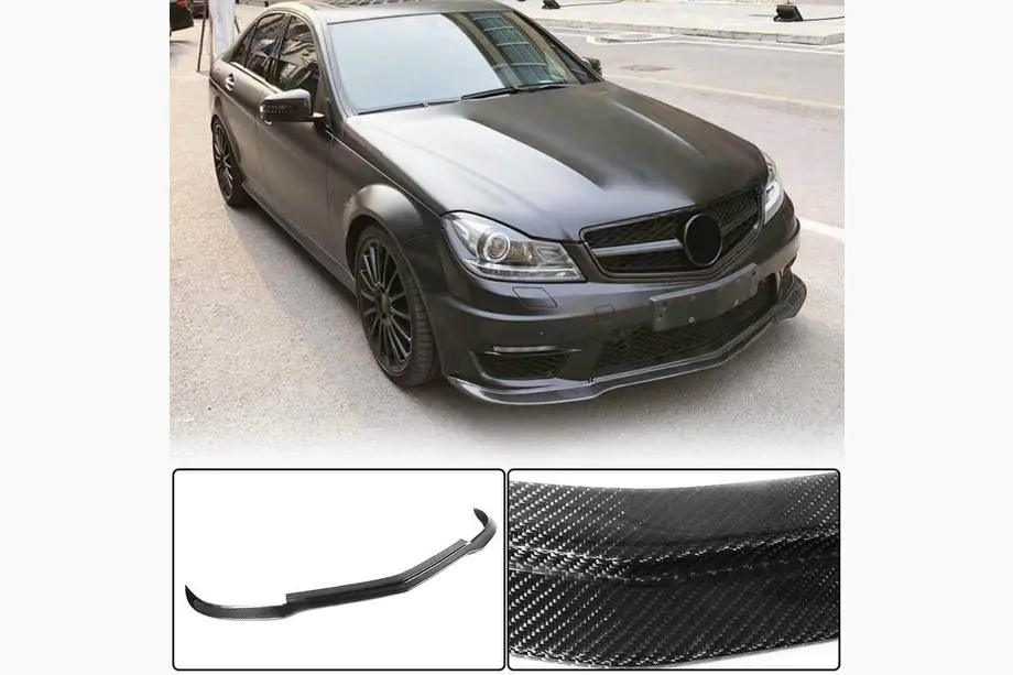Mercedes C-sarja W204 2007–2015 Etupuskurin lipa Lip V3 (AMG 2012-2014, hiilikuitu) Image