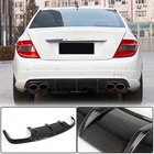 Mercedes C-sarja W204 2007–2015 Takapuskurin diffuusori V3 (AMG SD 2008-2011, hiilikuitu) kuva 1