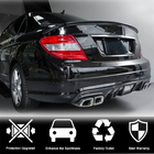 Mercedes C-sarja W204 2007–2015 Takapuskurin diffuusori V4 (AMG SD 2008-2011, Carbon) kuva 2
