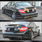 Mercedes C-sarja W204 2007–2015 Takapuskurin diffuusori V4 (AMG SD 2008-2011, Carbon) kuva 4