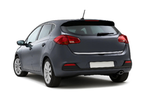 Kia Ceed 2012–2018 Takalukun reunalista (ruostumaton teräs) kuva 1