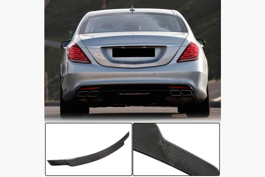 Mercedes S-class W222 2013–2022 Spoileri V2 (hiilikuitu) Image