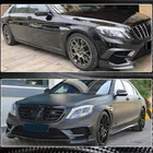 Mercedes S-class W222 2013–2022 Etupuskurin listat V1 (S63 AMG 2014-2017, hiilikuitu) kuva 4
