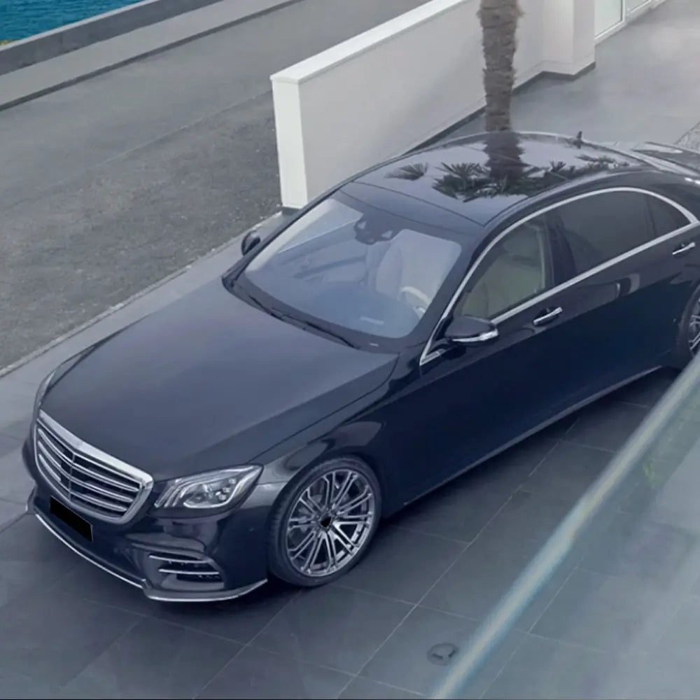Etupuskurin lip-spoileri (AMG-Line 2018-2022, hiilikuitu) kuva 3