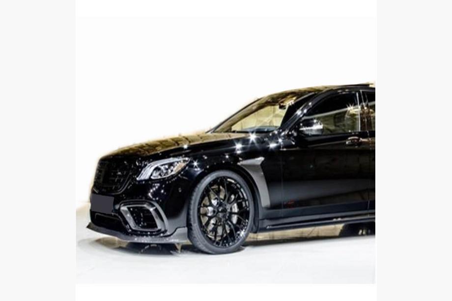 Mercedes S-class W222 2013–2022 Hiilikuitusuojat etulokasuojiin (2018-2021) Kuva 3
