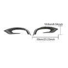 Mercedes S-class W222 2013–2022 Etupuskurin listat (AMG-Line 2014-2017, hiilikuitu) kuva 6