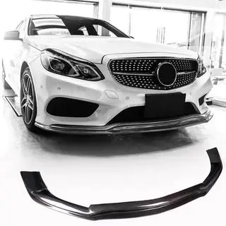 Etupuskurin lip Spoileri Lip V1 (AMG-Line 2013-2016, hiilikuitu) kuva 1