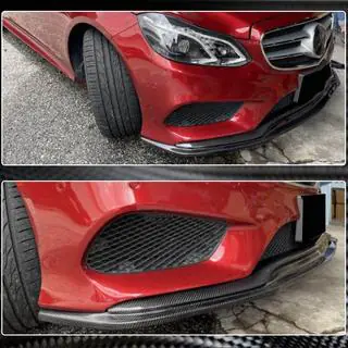 Etupuskurin lip Spoileri Lip V1 (AMG-Line 2013-2016, hiilikuitu) kuva 3