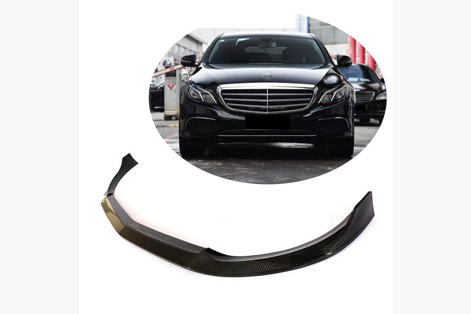 Mercedes E-class W213 2016–2023 Etupuskurin lip-spoilerin lista (Base 2016-2019, hiilikuitu) Image
