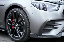 Mercedes E-class W213 2016–2023 Etupuskurin lip spoiler (AMG-Line 2020-2023, hiilikuitu) kuva 11