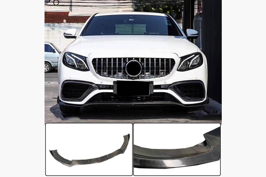 Mercedes E-class W213 2016–2023 Etupuskurin lipa Lip V1 (E63 AMG 2016-2019, hiilikuitu) Image