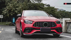 Mercedes E-class W213 2016–2023 Etupuskurin lipa (E63 AMG 2020-2023, hiilikuitu) kuva 2