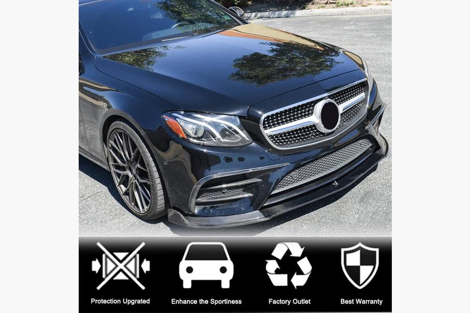 Mercedes E-class W213 2016–2023 Etupuskurin lipa Lip V1 (AMG-Line / E43 AMG 2016-2019, hiilikuitu) Kuva 2