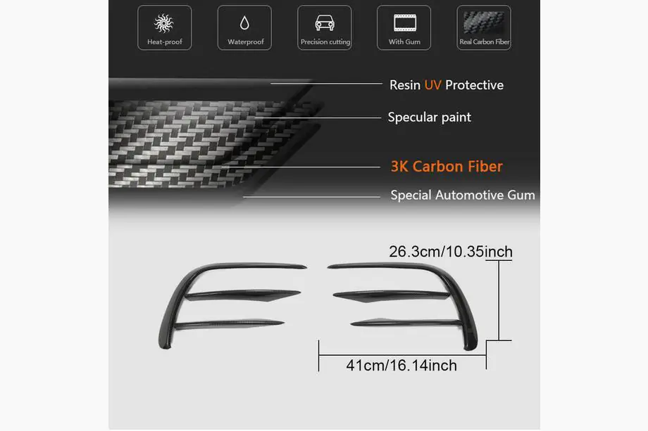 Mercedes E-class W213 2016–2023 Etupuskurin lip spoiler (AMG-Line 2020+ -malleihin, dry carbon) Kuva 16