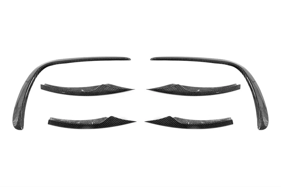 Mercedes E-class W213 2016–2023 Etupuskurin lip spoiler (AMG-Line 2020+ -malleihin, dry carbon) Kuva 9