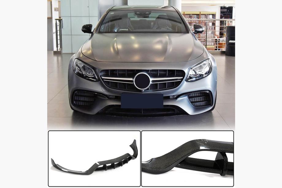Mercedes E-class W213 2016–2023 Etupuskurin lipa Lip V2 (E63 AMG 2016-2019, hiilikuitu) Image