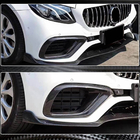 Mercedes E-class W213 2016–2023 Hiilikuituiset etupuskurin splitterit (E63 AMG 2016-2019, carbon) kuva 3