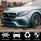 Mercedes E-class W213 2016–2023 Hiilikuituiset etupuskurin splitterit (E63 AMG 2016-2019, carbon) kuva 5