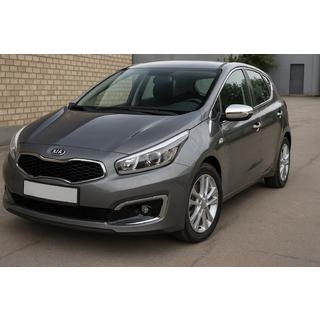 Sivupeilien kuoret (2 kpl, ruostumaton teräs) Kia Ceed 2012–2018 kuva 1