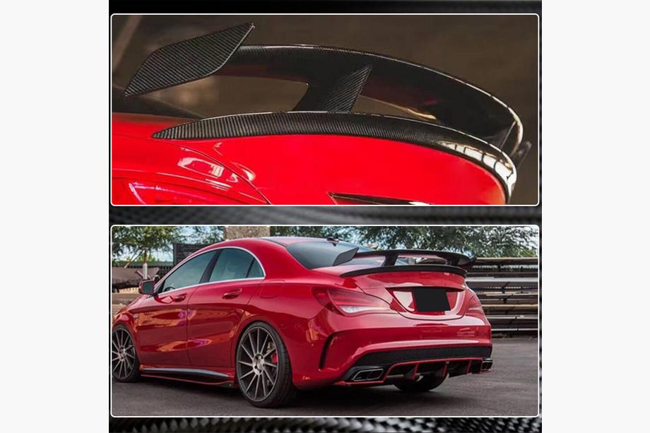 Mercedes CLA C117 2013–2019 Spoileri V3 (SD, hiilikuitu) Kuva 4