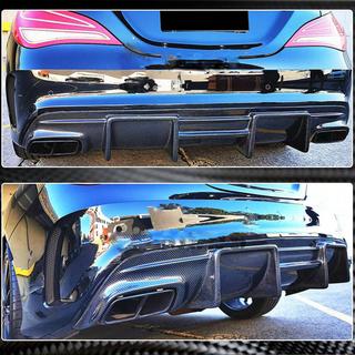 Takapuskurin diffuusori V1 (AMG-Line / CLA45 AMG, hiilikuitu) kuva 4