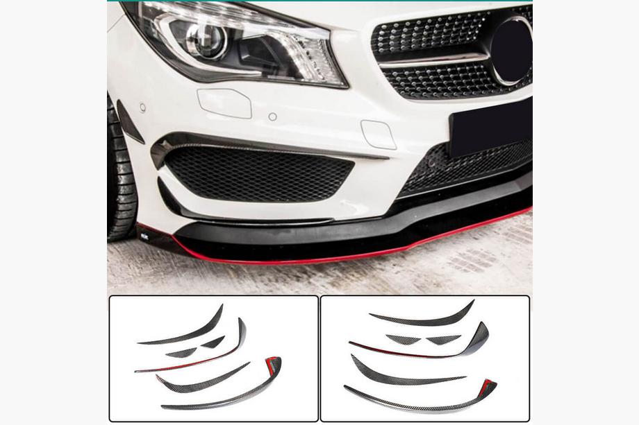 Mercedes CLA C117 2013–2019 Hiilikuituiset etupuskurin listat (CLA45 AMG SD 2013-2016) Image