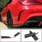 Mercedes CLA C117 2013–2019 Taka puskurin suojalistat V2 (AMG-Line / CLA45 AMG SD, hiilikuitu) kuva 1