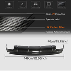 Mercedes CLA C117 2013–2019 Takapuskurin diffuusori (AMG-Line / CLA45 AMG 2017-2019, hiilikuitu) kuva 5