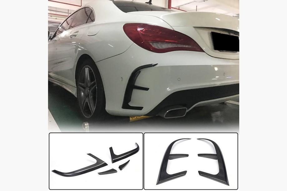 Mercedes CLA C117 2013–2019 Takapuskurin listat (AMG-Line / CLA45 AMG SD 2013-2016, hiilikuitu) Image