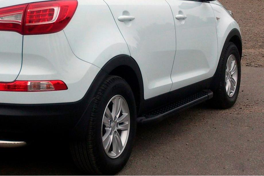 Kia Sportage 2010–2015 Allmond Black sivuportaat (2 kpl, alumiini) Image
