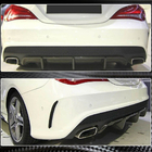 Mercedes CLA C117 2013–2019 Takapuskurin diffuusori V2 (AMG-Line / CLA45 AMG 2013-2016, hiilikuitu) kuva 5