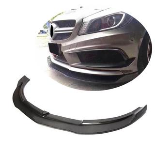 Etupuskurin lip-spoileri Lip V1 (AMG-Line / A45 AMG HB 2013-2015, hiilikuitu) kuva 1