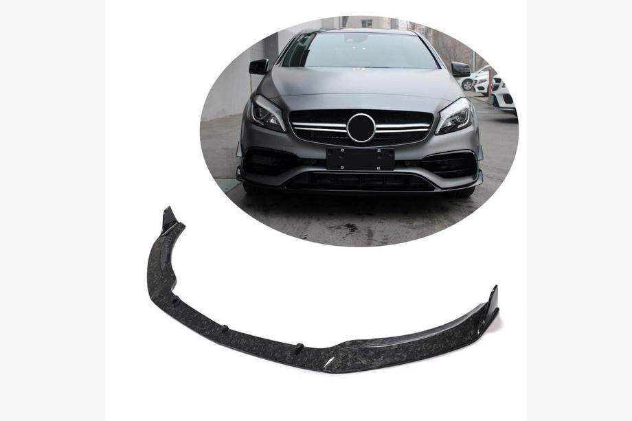 Mercedes A-sarja W176 2012–2018 Etupuskurin lip Lip (A45 AMG HB 2016-2018, hiilikuitu) Image