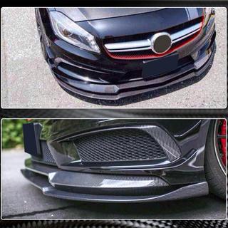 Etupuskurin lip spoileri Lip V2 (AMG-Line / A45 AMG HB 2013-2015, hiilikuitu) kuva 4