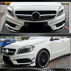 Mercedes A-sarja W176 2012–2018 Etupuskurin lisäosat (AMG-Line / A45 AMG HB 2013-2015, hiilikuitu) kuva 3
