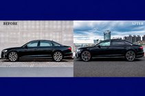 Audi A8 2018– Facelift-sarja ajovalojen vaihdolla (S8 2025:een) kuva 2