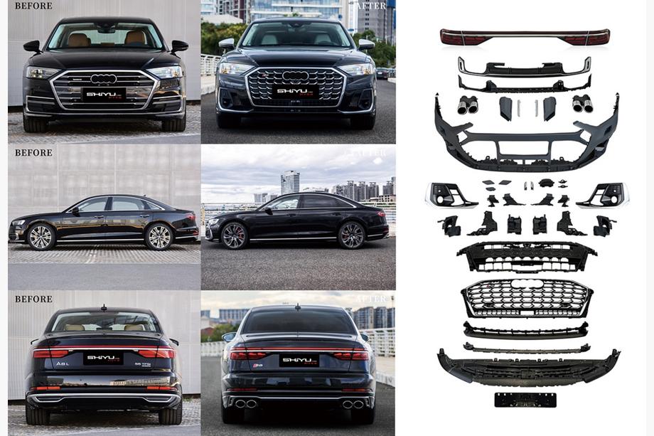 Audi A8 2018– Facelift-sarja ilman ajovalojen vaihtoa (S8 2025) Image