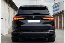 BMW X5 G05 2019–2026 Takalasispoileri V7 (Kiiltävä musta) kuva 6