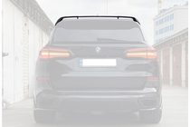 BMW X5 G05 2019–2026 Takalasispoileri V7 (Kiiltävä musta) kuva 2
